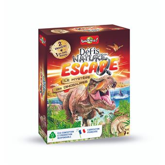 Jeu pour découvrir la nature Bioviva Defis Nature Escape Le mystère des dinosaures