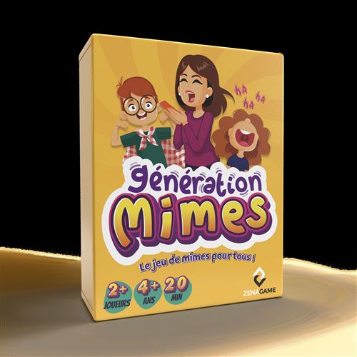 ZENAGAME Génération Mimes Jeu de société Jeu d'ambiance Famille Jeu de mimes pour Enfant et Adultes Jeu de Cartes dès - vue 8