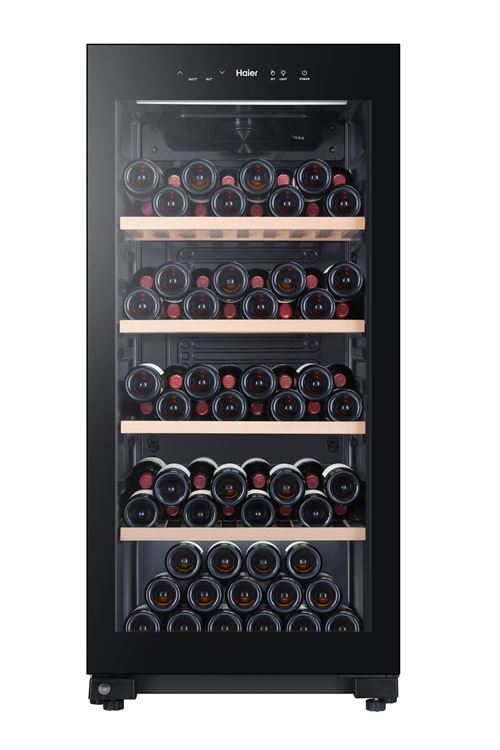 Haier WS120GA - Cave à vin - largeur : 59.5 cm - profondeur : 63.9 cm - hauteur : 126.5 cm - 220 litres - classe G