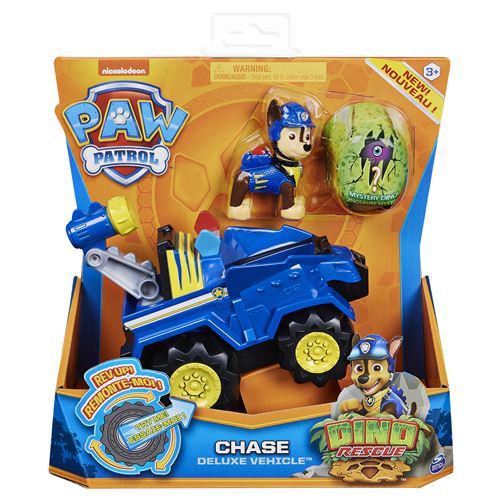 Véhicule Paw Patrol Dino Rescue avec figurine Chase Pat’Patrouille État correct - Paw Patrol reconditionné disponible sur Fnac