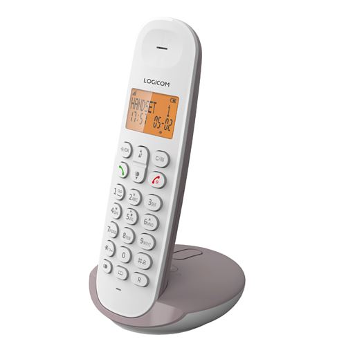 Téléphone sans fil Logicom Iloa 155T avec répondeur Taupe