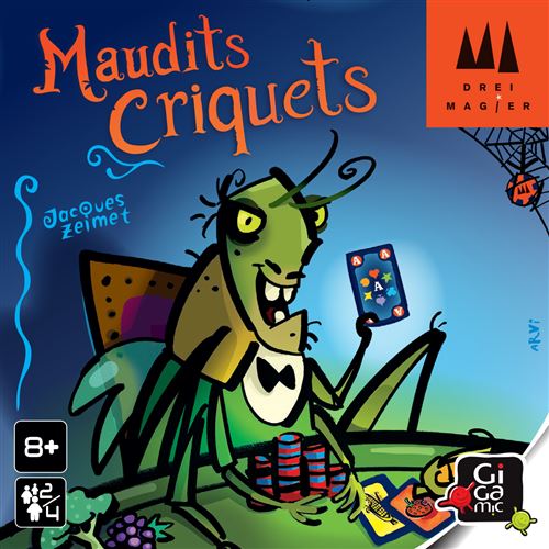 Boite de Jeu d’ambiance Gigamic Maudits Criquets