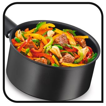 Casserole Tefal Ultimate G2682802 1,5L 16 cm Noir