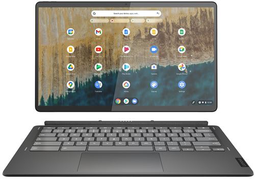 PC Portable Lenovo Chromebook IdeaPad Duet 5 CB 13Q7C6 13.3" Ecran tactile Snapdragon 8 Go RAM 128 Go eMMC Gris