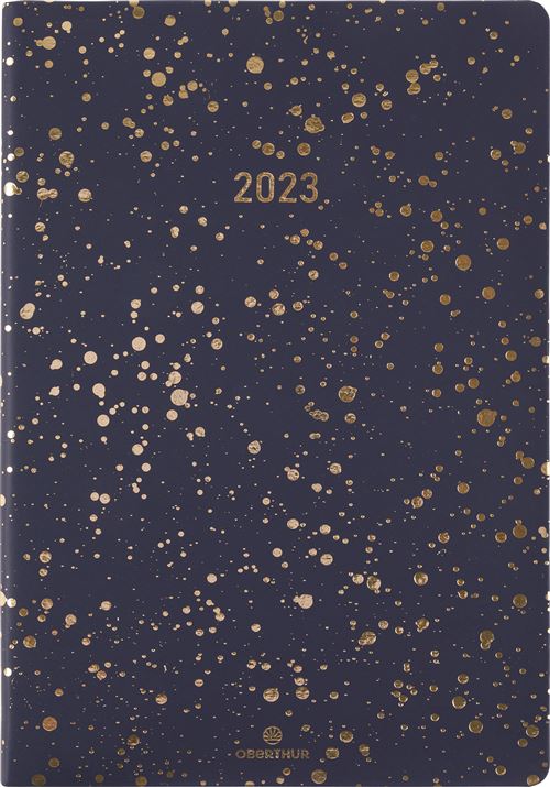 Agenda civil semainier Oberthur 2023 Celeste Marine