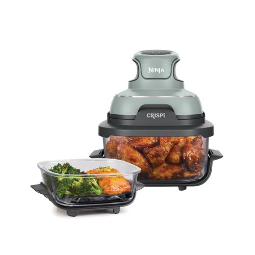Friteuse sans huile Ninja Crispi Airfryer en verre FN101EUSG Vert Gris - Ninja