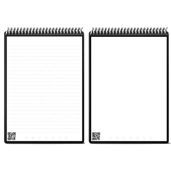 Carnet Connecté Réutilisable Rocketbook Flip Exécutif Executive 15.2 cm x 22.4 cm A5 Noir