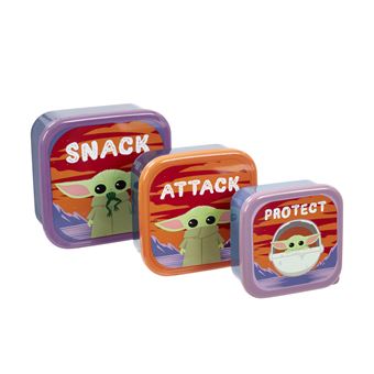 Boîtes de rangement Funko Star Wars The Mandalorian The Child Snack Attack Protect