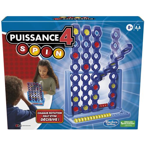Soyez pret pour une partie pleine de suspense, de strategie et de surprise avec Puissance 4 Spin !
