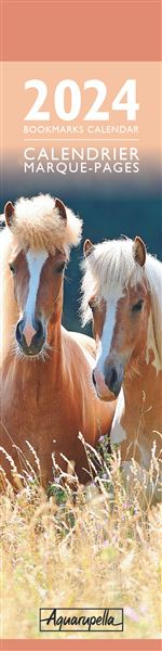 Calendrier Marque-Pages Pictura 2024 Chevaux