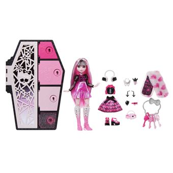 Coffret poupée avec accessoires Mattel Monster High Casiers Secrets de Dracula