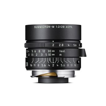 Objectif hybride Leica Summicron M 28mm f/2 ASPH Edition noir mat