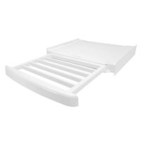 Kit De Superposition Pour Lave-linge Sèche-linge Standard 60 Cm Blanc  [en.casa]