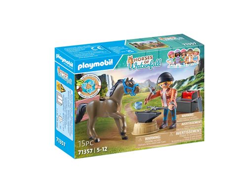 Playmobil Horses Of Waterfall 71357 Maréchal-Ferrant