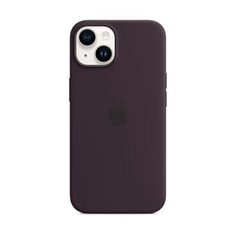 Apple - Coque de protection pour téléphone portable - compatibilité avec MagSafe - silicone - baie de sureau - pour iPhone 14