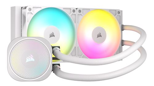 Kit Watercooling CPU Corsair NAUTILUS 240 ARGB blanc