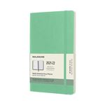 Agenda scolaire semainier Moleskine Couverture souple 2021-2022 Vert