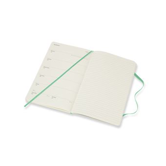 Agenda scolaire semainier Moleskine Couverture souple 2021-2022 Vert