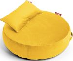 Pouf d'intérieur et coussin en velours Fatboy Pupillow Jaune