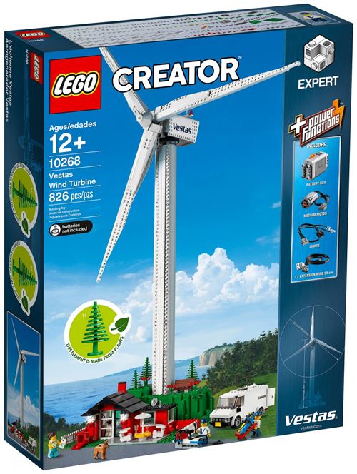 LEGO® Creator Expert 10268 L'éolienne Vestas État correct - LEGO Creator reconditionné disponible sur Fnac
