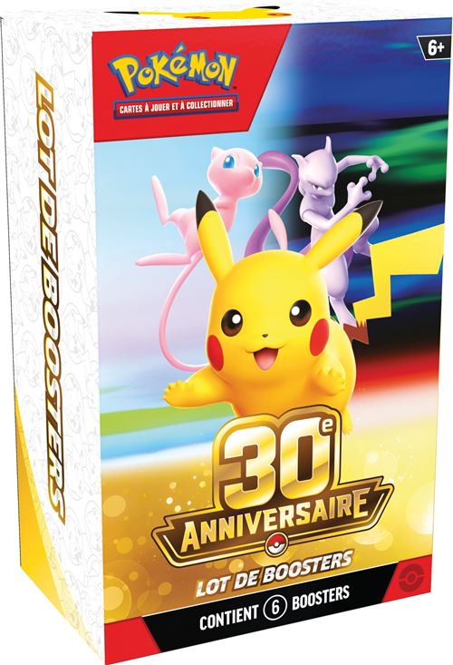 Pokemon Cartes À Collectionner 30E Anniversaire Lot De 6 Boosters - Image 3