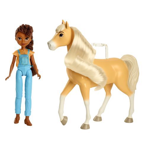 Spirit Poup&eacute;e Apo (18 Cm) Et Son Cheval Chica Linda (20 Cm)