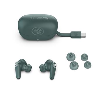 Ecouteurs sans fil True Wireless jlab Go Pods avec réduction active du bruit Vert
