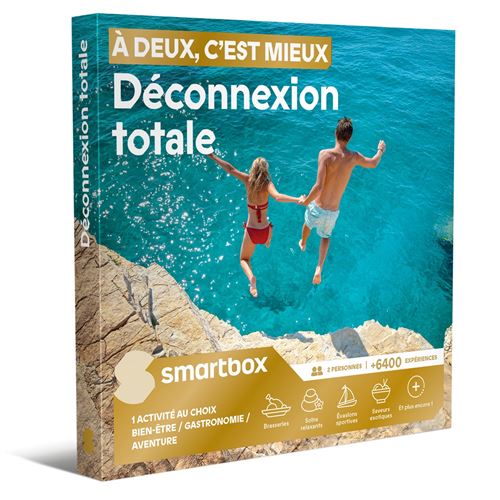 Coffret cadeau SmartBox À deux, c est mieux Déconnexion totale