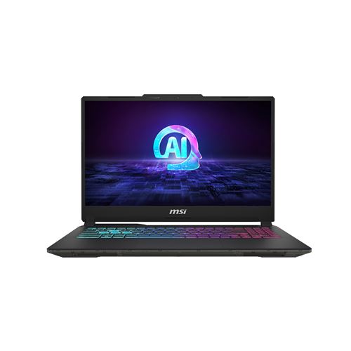 PC portable gaming MSI Cyborg 15 AI A1VEK-208FR 15,6 Full HD 144 Hz Intel® Core™ Ultra 7 16 Go RAM 512 Go SSD Nvidia GeForce RTX 4050 Noir