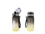 Gourde Itotal Bouteille de motivation Tritan 500 ml Noir et Jaune