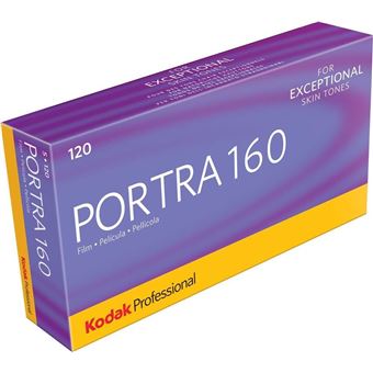 Film couleur KODAK PORTRA 160 Format 120 - Pack de 5