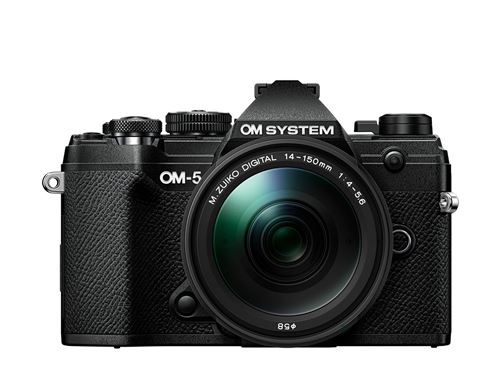 Appareil photo hybride OM System OM-5 noir + ED 14-150mm f/4-5.6 II MSC