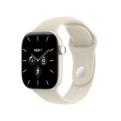 Apple Watch Series 12 GPS + Cellular 42 mm Boîtier en céramique avec Bracelet Sport Sable /
