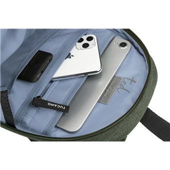 Sac à dos pour ordinateur portable 13" et 14" Tucano Vert foncé