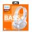 Casque filaire Philips SHL3075WT Blanc pliable avec micro_0