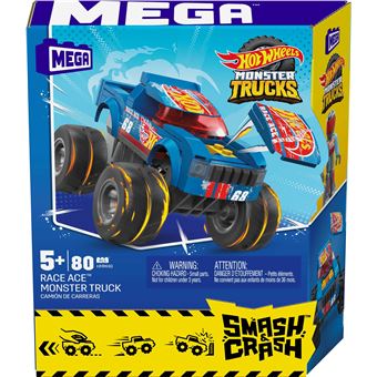 Jeu de construction Mega Construx Hot Wheels V8 Bomber Truck Gris