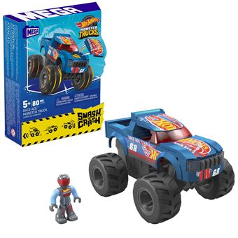 Jeu de construction Mega Construx Hot Wheels V8 Bomber Truck Gris