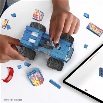 Jeu de construction Mega Construx Hot Wheels V8 Bomber Truck Gris