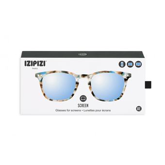 Lunettes pour écrans Izipizi forme trapèze Bleu Tortoise