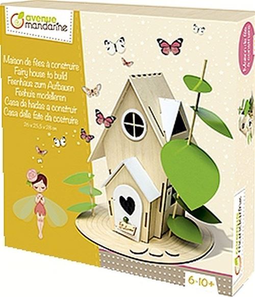 Avenue Mandarine Kit Créatif Maison De Fées À Construire