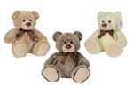 NICOTOY  OURS AVEC NOEUD 26 CM / 3 ASS