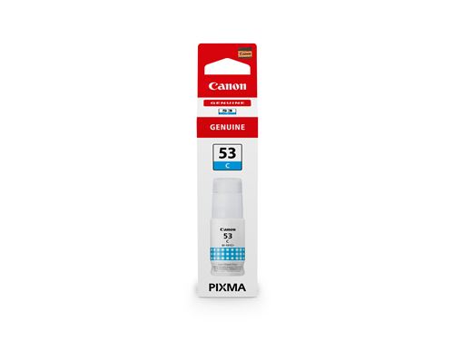 Cartouche d'encre couleur Canon GI-53 Cyan pour Pixma G550 et G650