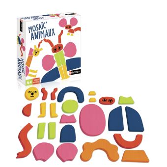 Jeu classique Nathan mosaïques animaux
