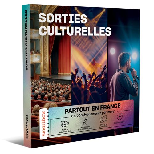 Coffret cadeau Smartbox Sorties Culturelles