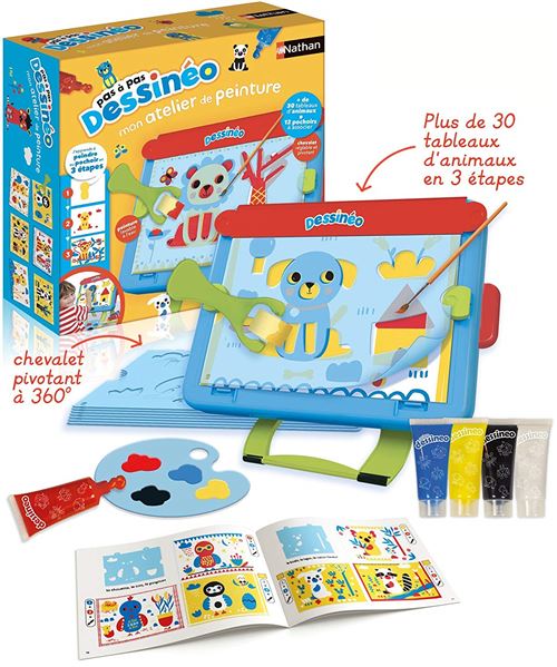 Kit Creatif Nathan Dessineo Mon Atelier De Peinture Peinture Achat Prix Fnac
