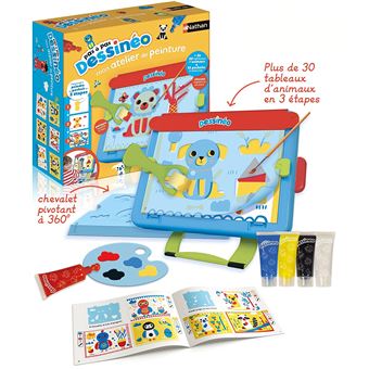 Kit Creatif Nathan Dessineo Mon Atelier De Peinture Peinture Achat Prix Fnac
