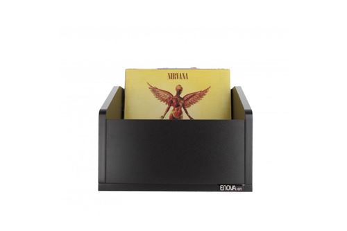 Meuble Enova Hifi Vinyle Bac 120bl pour 120 vinyles Noir - Enova Hifi