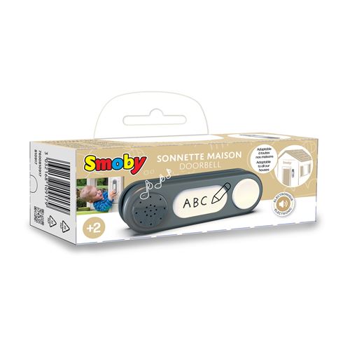 Smoby - Sonnette de jeu pour maison de jardin - Gris - Image 2