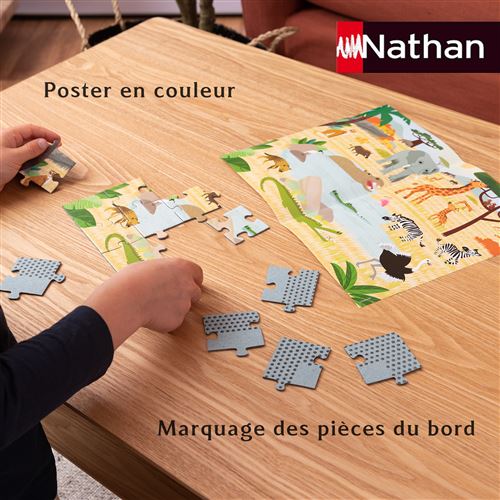 Nathan - Puzzle enfants - Cadre 15 pièces - Bluey à la plage - Fill