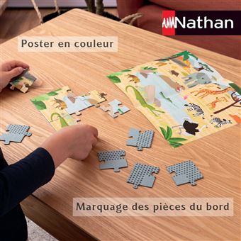 Puzzle enfant 30 pièces Nathan T'Choupi à la ferme